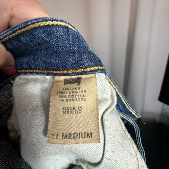 Levi’s 524 too super low bootcut jeans size 17 Medium Juniors - New without tag - Picture 6 of 10